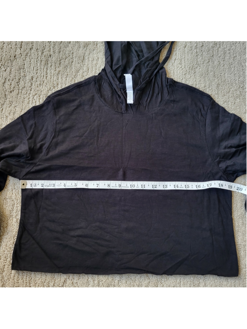 Women’s Long Sleeve Cropped Lightweight Hoodie – MAP Collection – Size S/M –NWOT - Picture 4 of 11